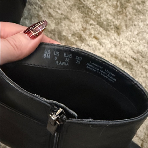 Franco Sarto Women's Ilaria Ankle Boot Sz 8 Black Leather - Picture 7 of 12